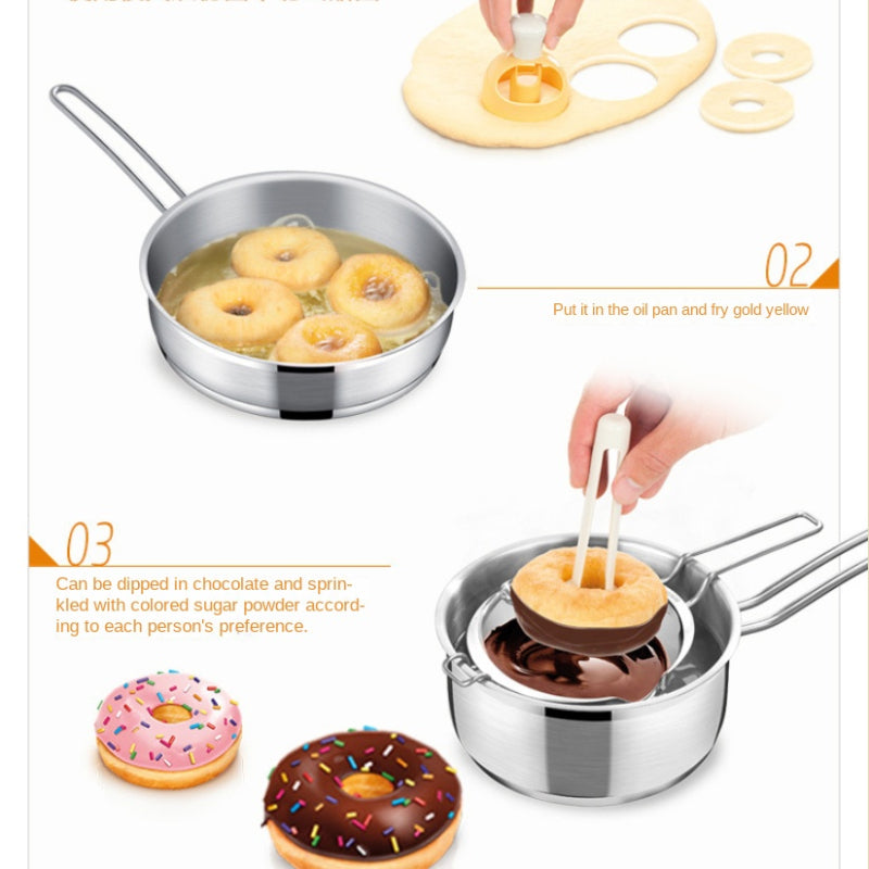 💥50% OFF Flash Sale💥 Doughnut Press with Dipping Tongs